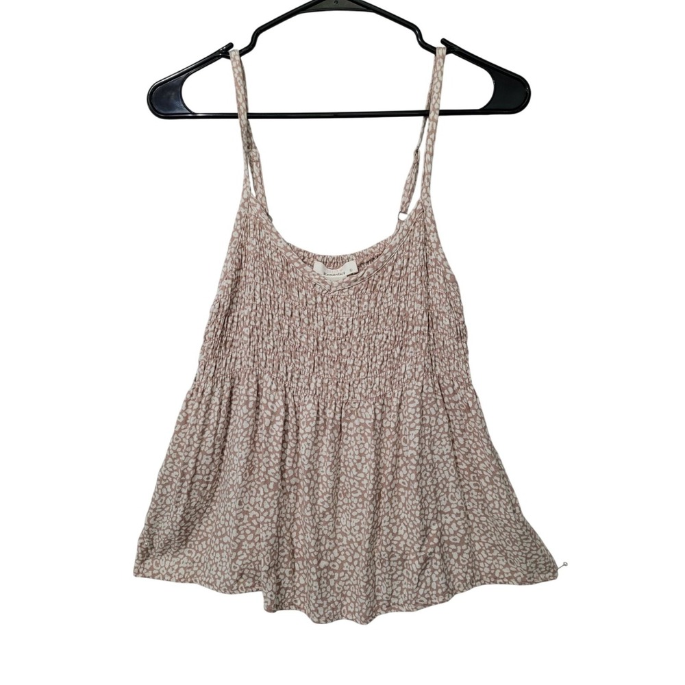 Urban Romantics Womens  Sleeveless Tank Top Smocked Shirred Baby Doll Y2K - Picture 5 of 10